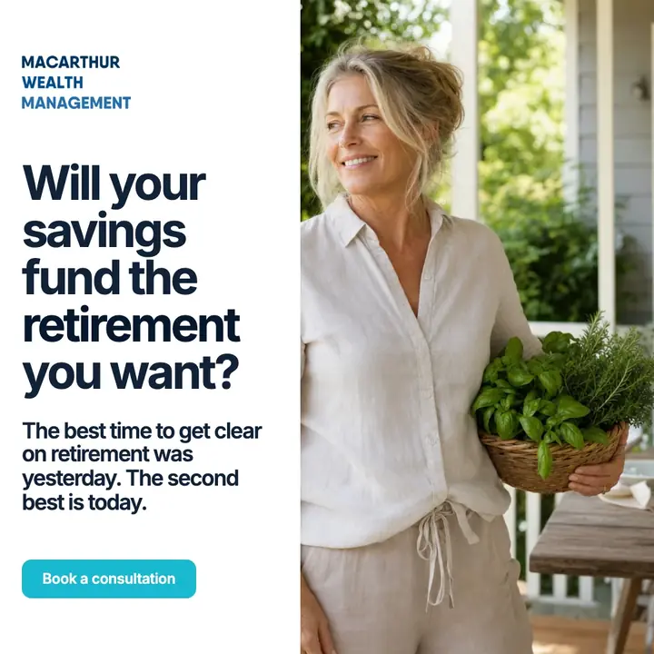 First finished Macarthur Wealth Management image ad